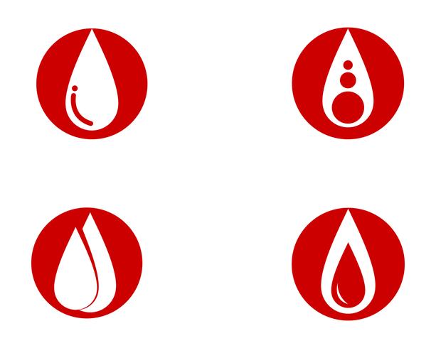 Blood vector icons