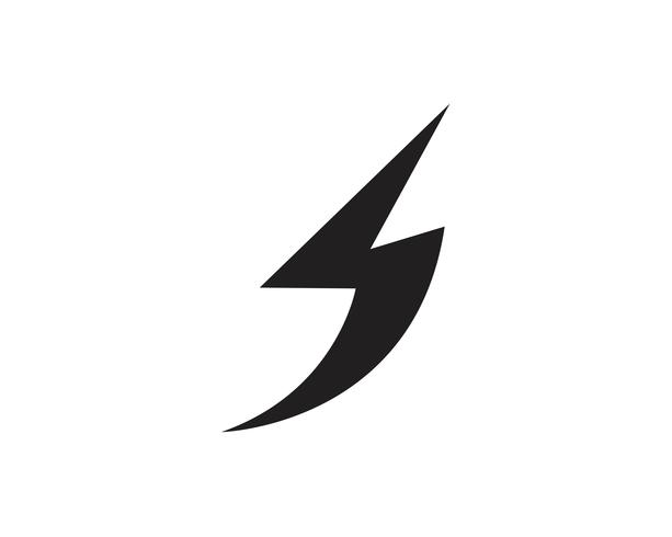 Flash thunderbolt Template vector icon illustration vector