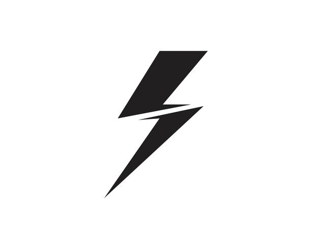 Flash thunderbolt Template vector icon illustration vector