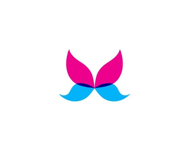 Butterfly conceptual simple colorful  Logo vector