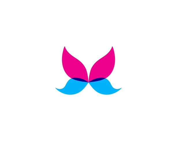 Butterfly conceptual simple colorful  Logo vector