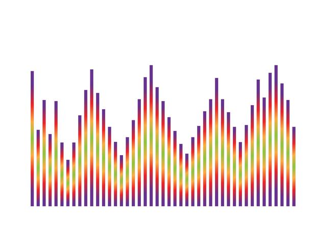 Ondas de sonido ilustración vectorial vector