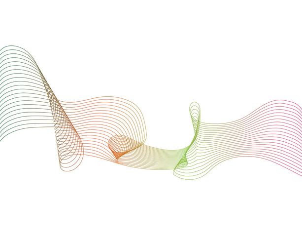 wave line graphic illustration vector