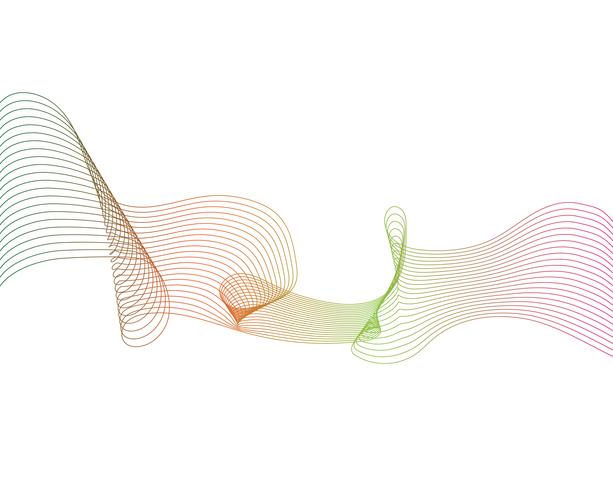 wave line graphic illustration vector