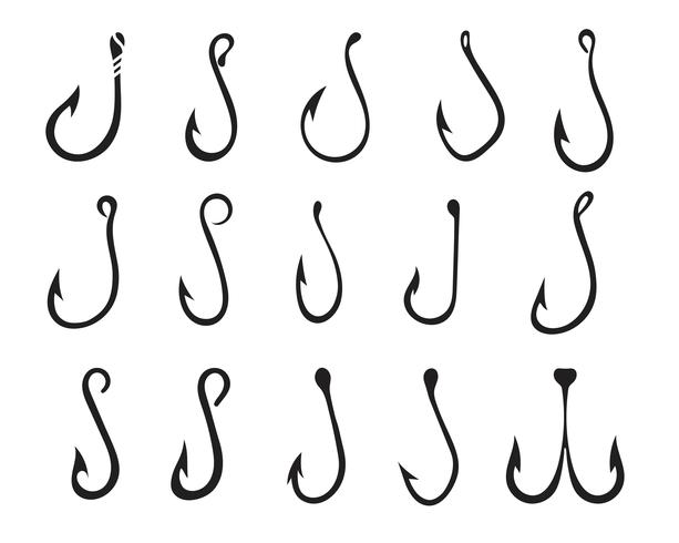 Fishing hook hand drawing vintage style black and white art isolated on  white background 1937560 Vector Art at Vecteezy