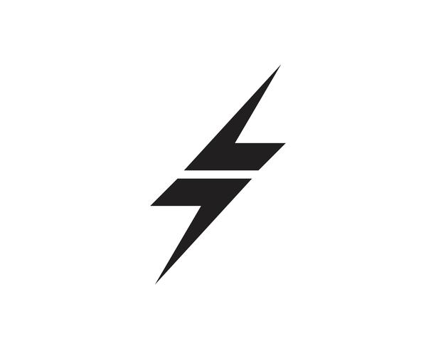 Flash thunderbolt Template vector icon illustration vector