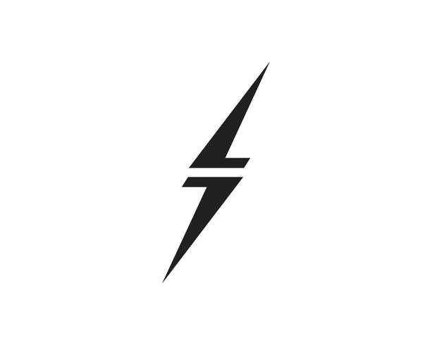 Flash thunderbolt Template vector icon illustration vector