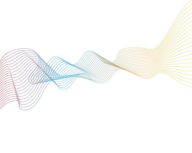 wave line graphic illustration vector