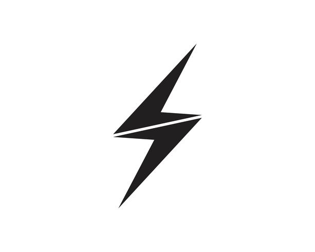 Flash thunderbolt Template vector icon illustration vector