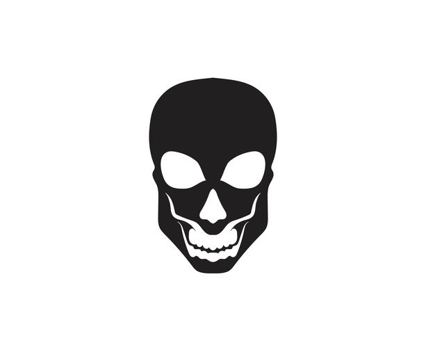 Skull head logo and symbol vectors