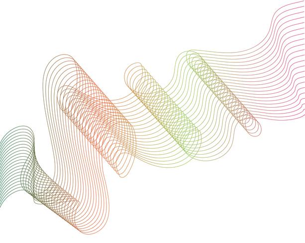 wave line graphic illustration vector