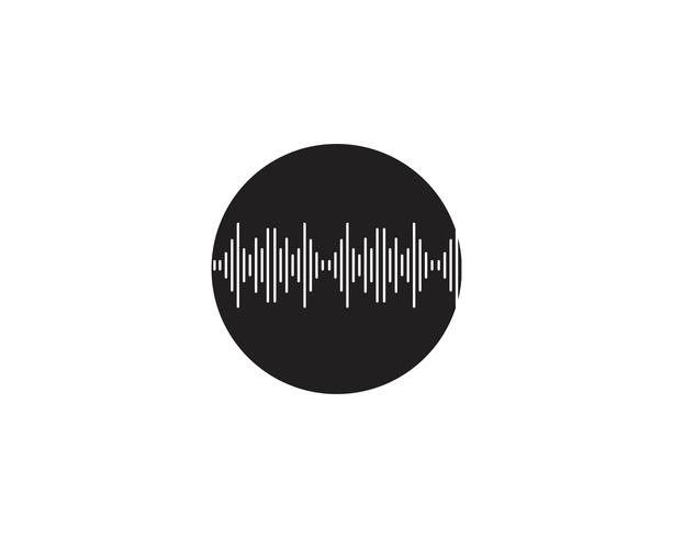 Sound waves vector illustration