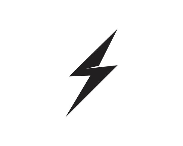 Flash thunderbolt Template vector icon illustration vector