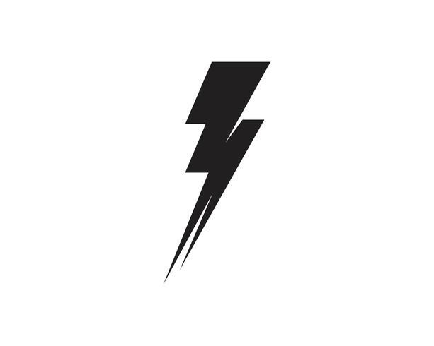 Flash thunderbolt Template vector icon illustration vector