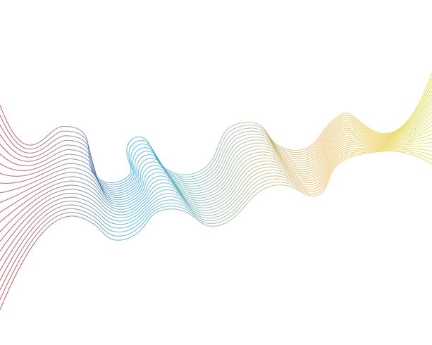 wave line graphic illustration vector