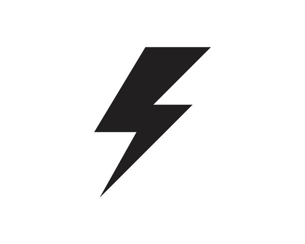 Flash thunderbolt Template vector icon illustration vector