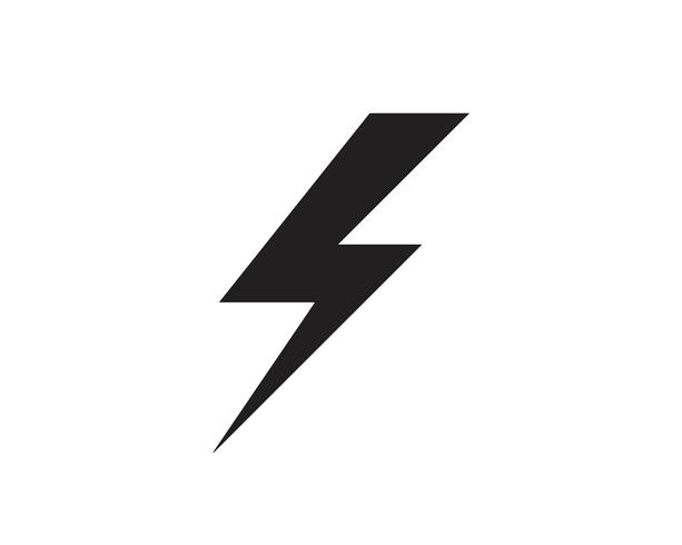 Flash thunderbolt Template vector icon illustration vector