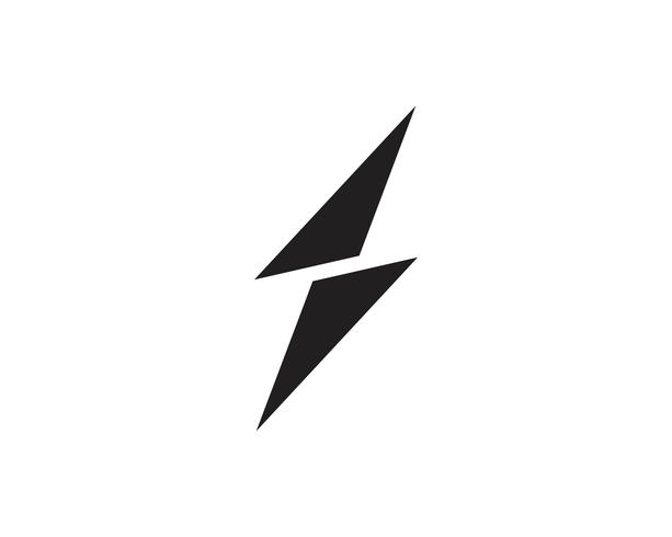 Flash thunderbolt Template vector icon illustration vector