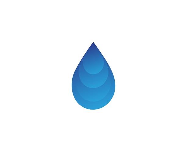 Vector de plantilla de logotipo de gota de agua