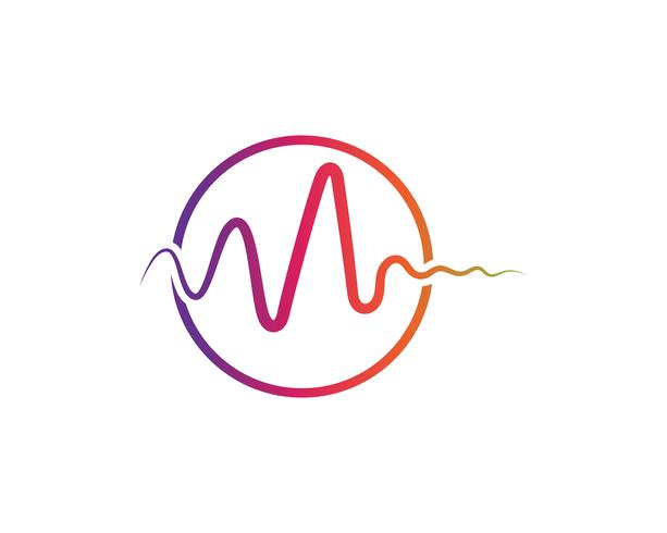 Ondas de sonido ilustración vectorial vector