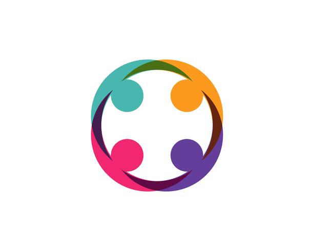 Community, network and social icon vector