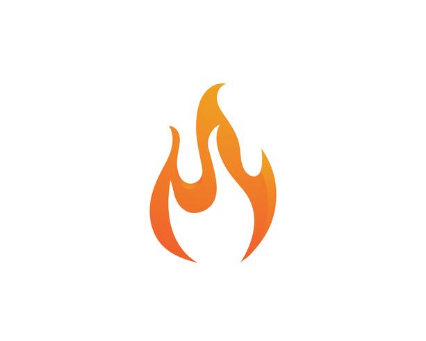 Fire flame Logo Template vector icon Oil, gas and energy logo