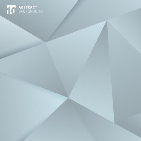 Abstract Gray and blue polygonal background. vector