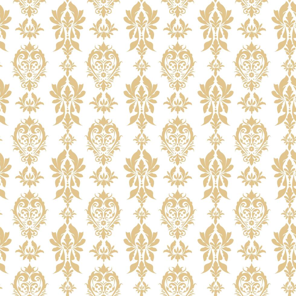 Royal victorian seamless pattern. Damask royal pattern vector