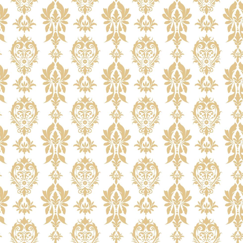 Royal victorian seamless pattern. Damask royal pattern vector