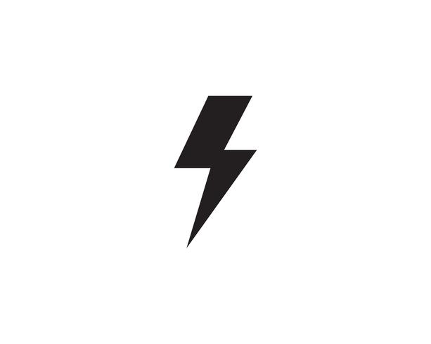 Flash thunderbolt Template vector icon illustration design