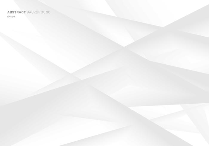 Abstract Geometric Gray And White Gradient Color Background You