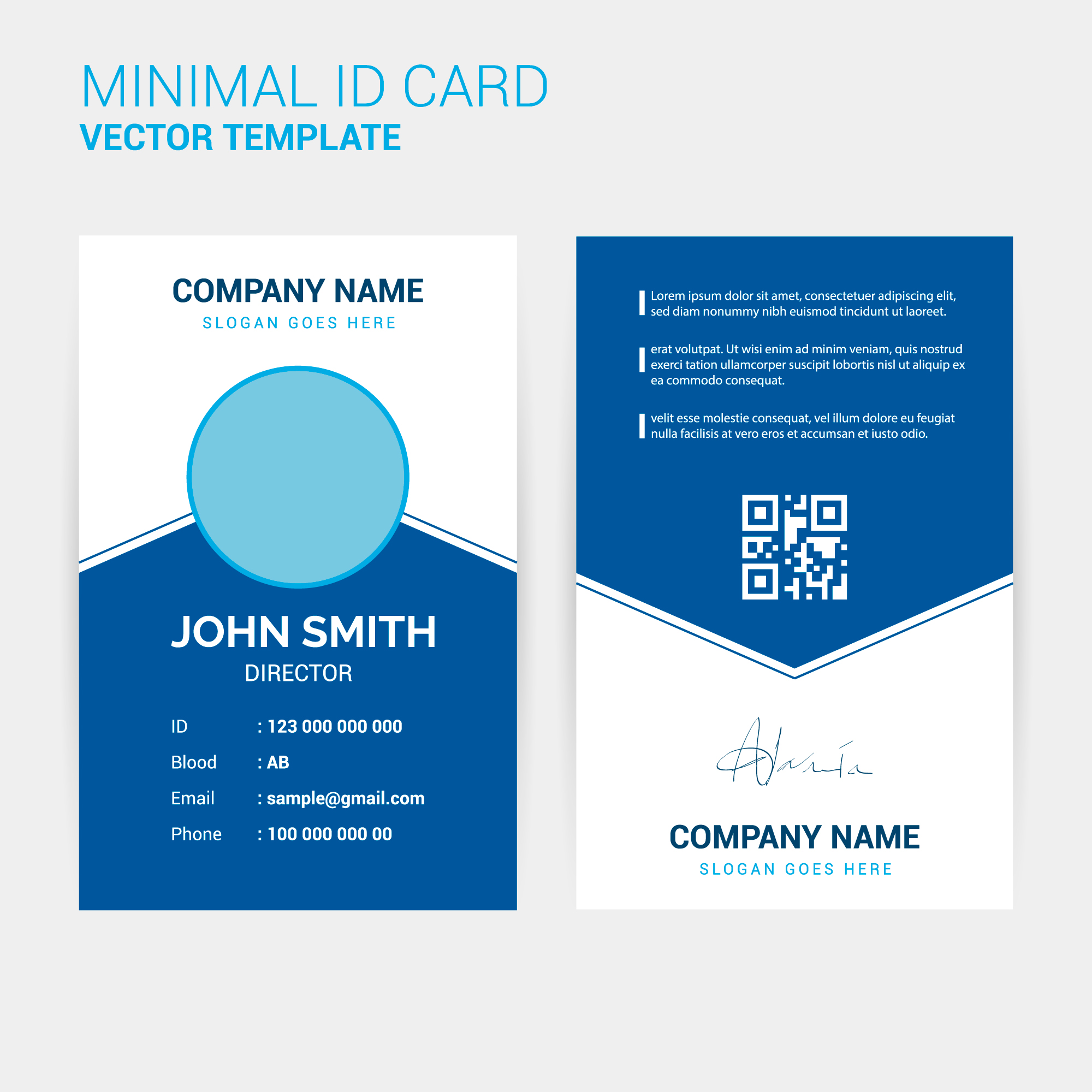  Get 32 25 Modern Template Id Card Design Background Vector