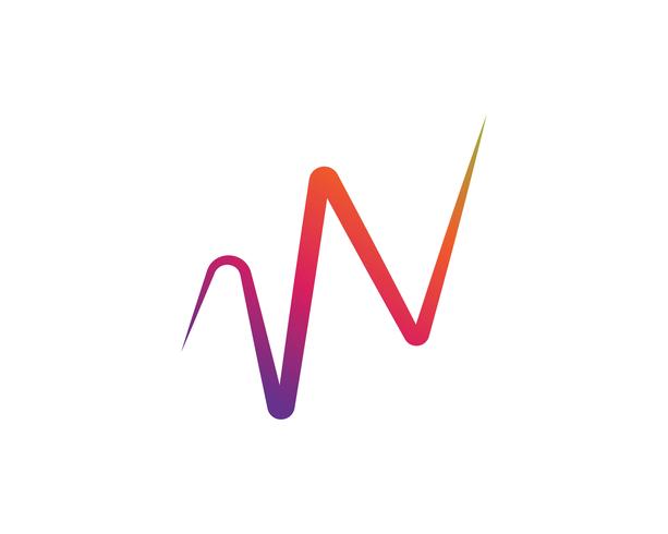 Sound waves vector illustration