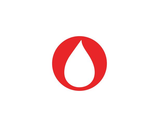 Blood vector icon logo