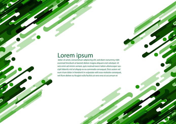 Green color geometric abstract background vector Illustration