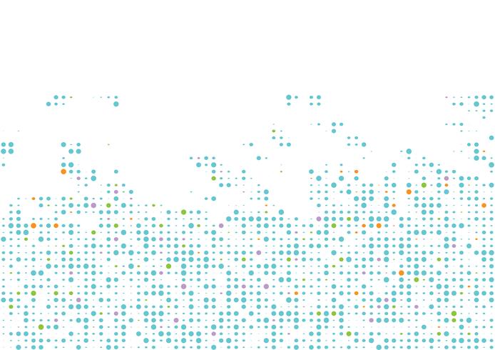 Multicolor Vector Geometric Circle Abstract Background Dotted