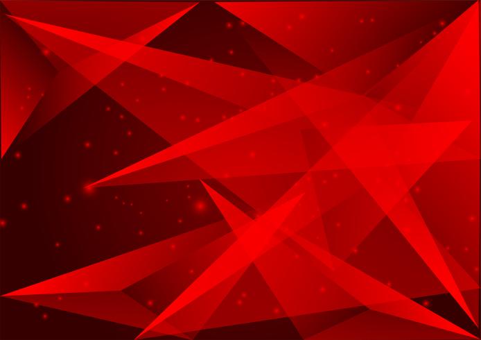 Red color polygon abstract background modern design, Vector illustration