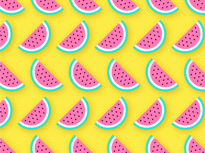 Watermelon Pop Vector Background
