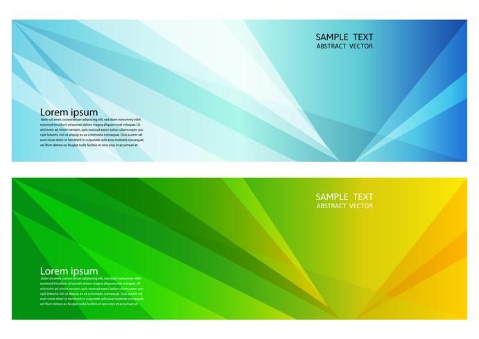 Blue and green color geometric abstract background with copy space, Vector illustration for banner of your business