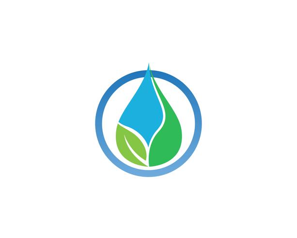 Water drop Logo Template vector