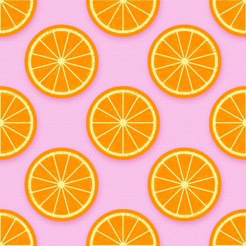 Orange Slices Background Vector