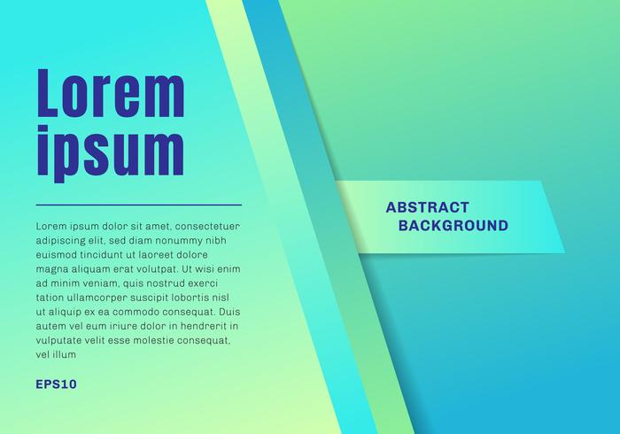 Abstract Template Green And Blue Bright Gradient Color Background