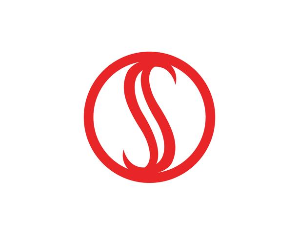 S logo y símbolos iconos vectoriales de plantilla vector