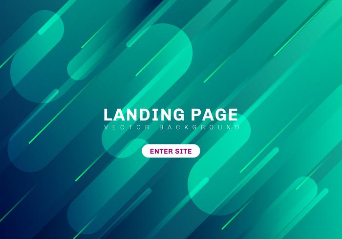 Abstract Minimal Geometric Vibrant Green And Blue Background