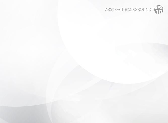 Abstract geometric white and gray color background. vector