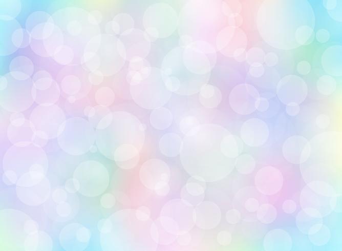 Abstract colorful blurred background with bokeh. vector