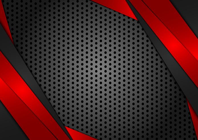 Vector geometric red and black abstract background. Texture design for your business