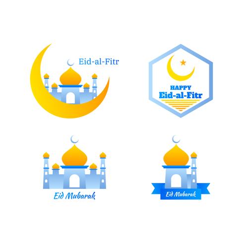 Eid Al Fitr Template Design vector