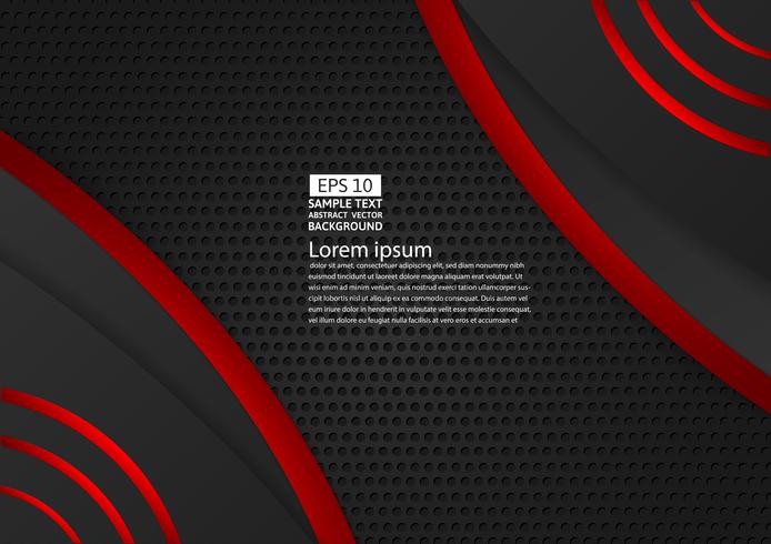 Red And Black Color Geometric Curve Abstract Background Modern Design With Copy Space Vector Illustration Download Free Vectors Clipart Graphics Vector Art