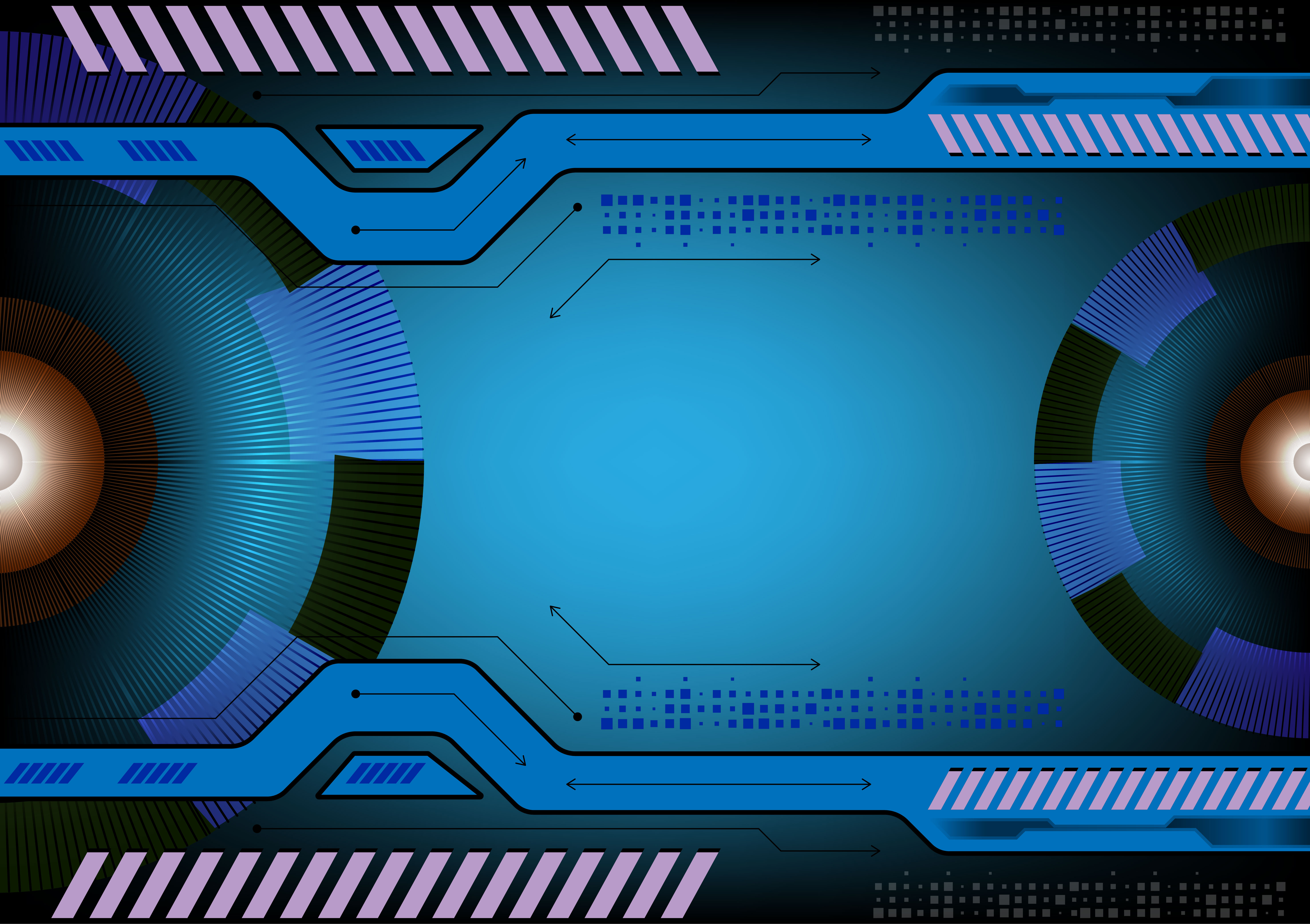Blue Color Abstract Background Technology Concept Vector